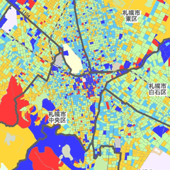 年収や年齢などから見込み顧客を探せるGISマーケティング